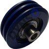 DYNSO Blue-Line kabelrol, 52mm, dubbele groef, toepasbaar op Kone AMD/ADV cabine/schachtdeur