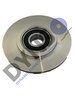 DYNSO Blue-Line kabelrol, 110mm, incl. bus en bout, toepasbaar op Otis New York 6940A/B/C schachtdeur