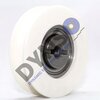 Deurrol, 56mm, inwendig M8, toepasbaar op Kone Isola cabinedeur en Espace schachtdeur