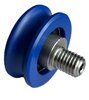 DYNSO Blue-Line tegendrukrol, 36mm, met excentrische as M10, toepasbaar op Kone Espace schachtdeur