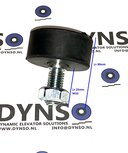 Forsid Monitor door lock roller, 40x18mm, Shaft M10