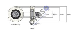 Fermator T&uuml;rRollerCentric Fermator 40/10 48mm