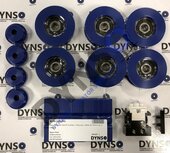 Basic revision set Starlift Cabin door, Telescopic, flat rail 70mm roller, 2 wings