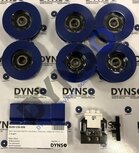 Basic revision set Starlift landing door, Telescopic, flat rail 70mm roller, 2 wings