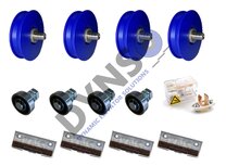 Thyssen Krupp Basis Revisionsset M2ZK8 F5, Kabinent&uuml;r, Zentral offen, 1100mm, 2 Fl&uuml;gel