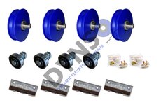 Thyssen Krupp Revisions-Basisset M2ZS8 Schachtt&uuml;r, Zentral offen, 1100mm, 2 Fl&uuml;gel