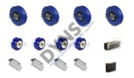 Basic revision kit KONE ADM landing door, telescope, 2 wings