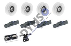 Basis Revisionsset Schindler QKS11, T11, Teleskop-Schachtt&uuml;r, 2-fl&uuml;gelig
