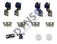 Basis Revisionsset Schindler QKS8, Schachtt&uuml;r-Teleskop, 2 Fl&uuml;gel