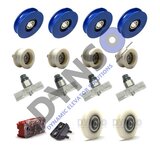 Basis Revisionsset Schindler Varidor 30, Kabinen-/Schachtt&uuml;r Teleskop 900mm, 2 Fl&uuml;gel