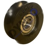 Selcom/Canossa, doorroller 51mm, dikte 17, axlehole 12mm (Canossa, 82004)