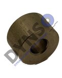 Schlieren-Gegenrollenbuchse aus Edelstahl, 20/12x8 mm