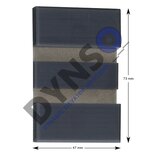 Thyssen Guide shoe, 47x28x23, 5mm