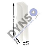 KONE Guide shoe, 80x25x16 5mm, for T-guide 40x40x5mm