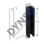 KONE Guide shoe w lock wire, KONE, 140x30x30, 10mm