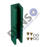 KONE Guide shoe, 140x30x30, 16mm, with fixingscrews, heavy duty