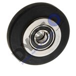 KONE Guide roller, 110/20x27mm, 2x6204RSR, bevelled