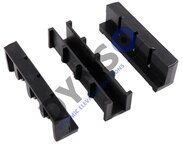 KONE Guide shoe, Monospace, black with ribs, 9mm