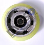 Otis  Guide shoe roller AA24180, size:125mm *22mm bearing: 6303