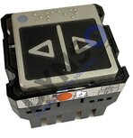 Schaefer push button MT56, 30V, red, Open door, with braille, 56x56mm