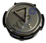 Schaefer push button RT42, red, Down, 34x26mm