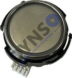 Schaefer push button RT42, red, blank, 34x26mm