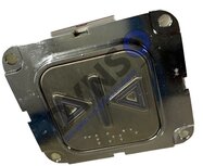 Dewhurst Jumbo Pushbutton with Braille, 24V, Close Door