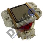 Dewhurst Drucktaster quadratisch, blank