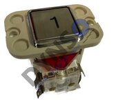 Dewhurst Druckknopf quadratisch, 1