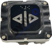 Dewhurst Jumbo-Drucktaster Blau T&uuml;r offen 24V