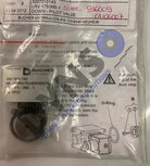 Bucher gasket set for pilot valve down, LRV 175/350-1, 3007010143