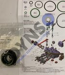 Leistritz / Blain gasket set for control block EV 100, 1 1/2 + 2 50x2mm,