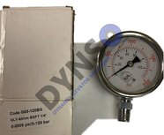 Pressure gauge 0-120bar, G63-120BG, GLY-63mm, BSPT 1/4&quot;