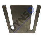 Slofvoering RVS uitvulplaat, 120x140x5mm