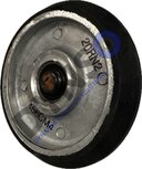 Otis leiderrol, 125mm, pin 16mm, 456CM4