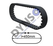 Fermator, getande riem tbv vouwdeuren