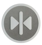 Kone KSS drukknopcover, deurdicht, grijs/wit (KM804340G082)