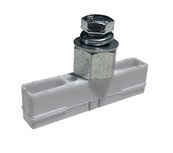 Ondergeleiding, 60mm, incl. montage bout, toepasbaar op Schindler Varidor30 en Varidor10  