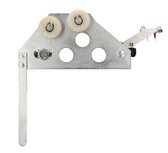 Deurgrendel, rechts, incl. grendelrollen en brugstuk, toepasbaar op Sematic III schachtdeur