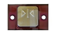Mac Puarsa Compac T Halo drukknop, rood, 0V, (deur open)