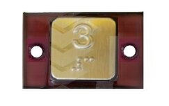 Mac Puarsa Compac T Halo drukknop, rood, 24V, braille, (3)
