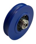 DYNSO Thyssen Deurrol ronde rail / asgat M8 getapt