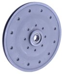 Kabelrol, 114mm, asgat 10mm, toepasbaar op Kone ADC/ADF/ADL/ADX/AMD cabine/schachtdeur