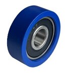 DYNSO Blue-Line bedieningsrol ontgrendelschaats, 40mm, asgat 10mm, toepasbaar op Kone ADX ontgrendelschaats