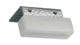 Ondergeleiding, 44x14x13,5mm, toepasbaar op Kone ADM/ADR cabine/schachtdeur