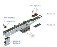 Prisma Grendel schachtdeur, L2X, links 