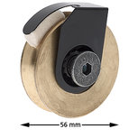 Selcom doorroller Bronze Hydra 56mm / M10x16mm