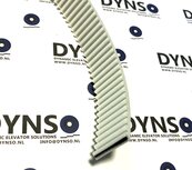 Toothbelt LL-5MR-25, oa for Thyssen M2TS8 cabindoor en KONE cabindoor, price p/m