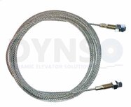 Kone ADX2, Daylight size 800mm, galvanized door cable, 2 threaded rods M8, &oslash;=3.2, L=3590mm