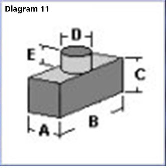 Haushahn doorguide 16mm, 30x15x11mm